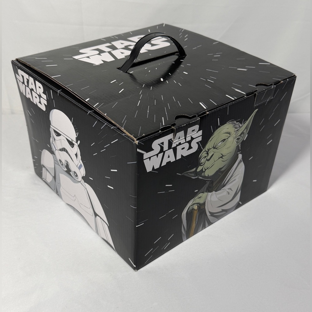 Star Wars EMPTY Stylin Box Cardboard Plastic Handle Collectible Display Storage